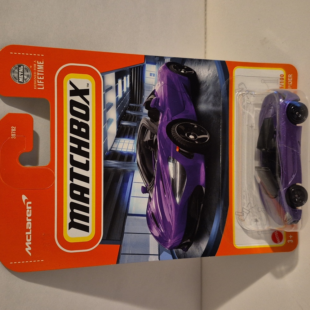 D12 Matchbox McLaren 720S Spider  with shipping protector
